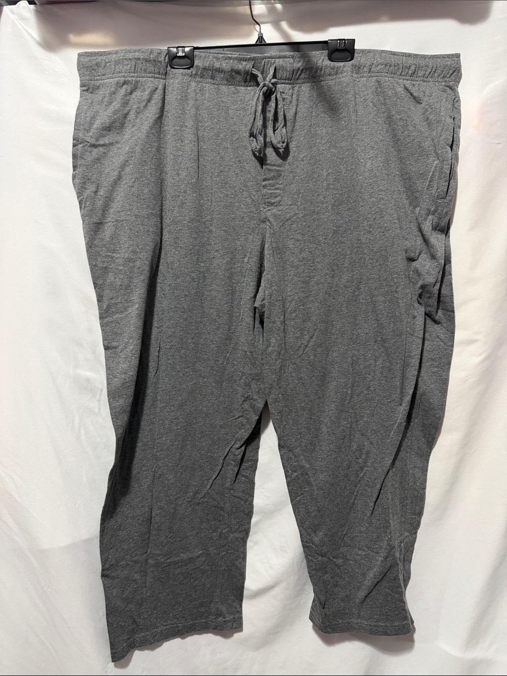 Fruit of the Loom Men's Charcoal Gray Drawstring Joggers